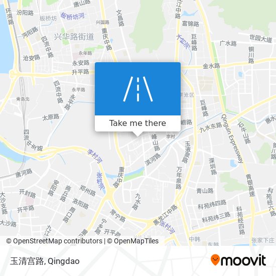 玉清宫路 map