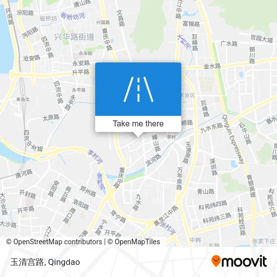 玉清宫路 map