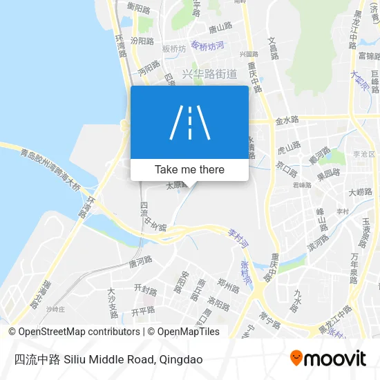 四流中路 Siliu Middle Road map