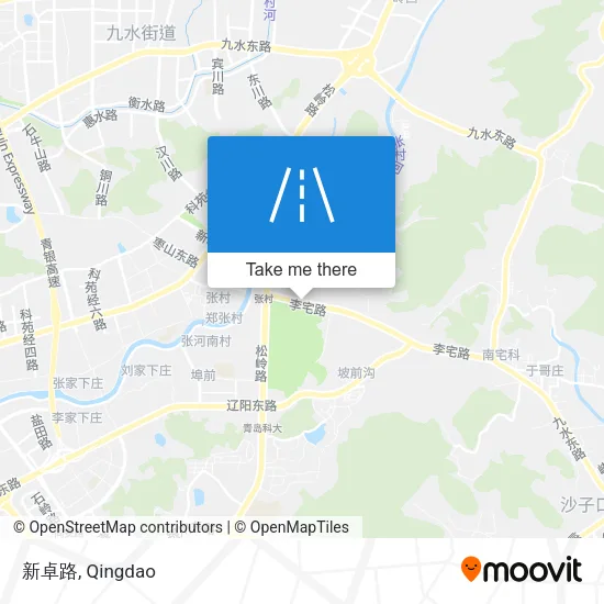 新卓路 map