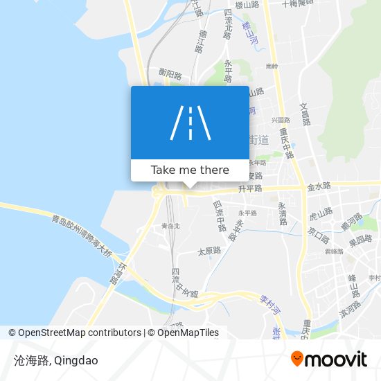 沧海路 map