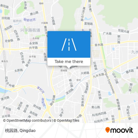 桃园路 map