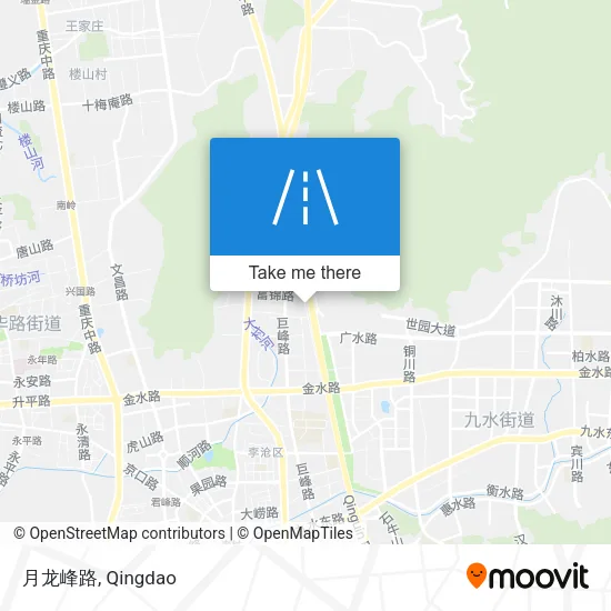 月龙峰路 map