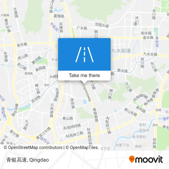 青银高速 map
