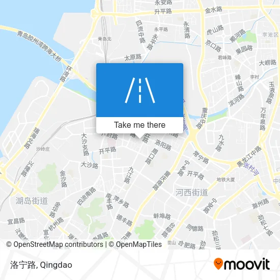 洛宁路 map