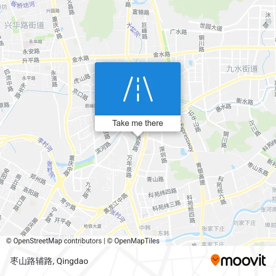 枣山路辅路 map