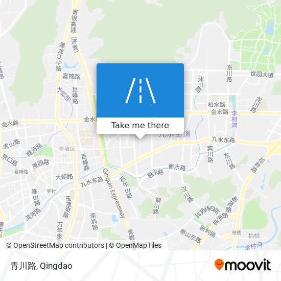 青川路 map
