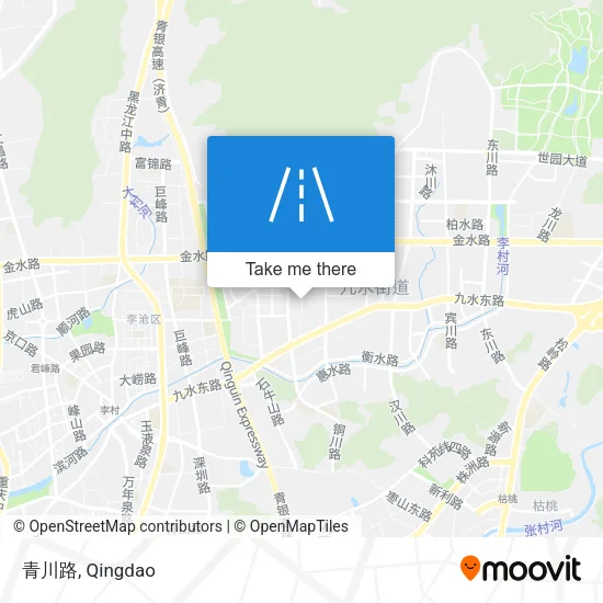 青川路 map