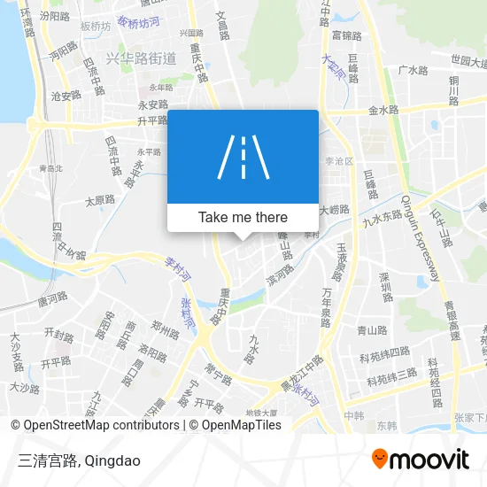 三清宫路 map