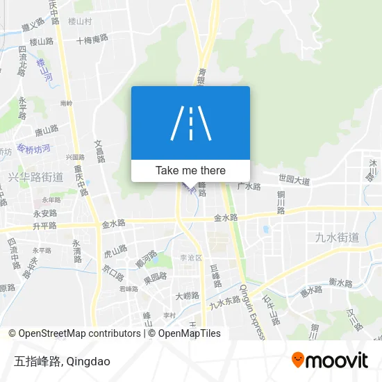 五指峰路 map