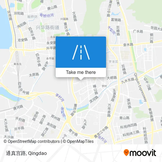 通真宫路 map