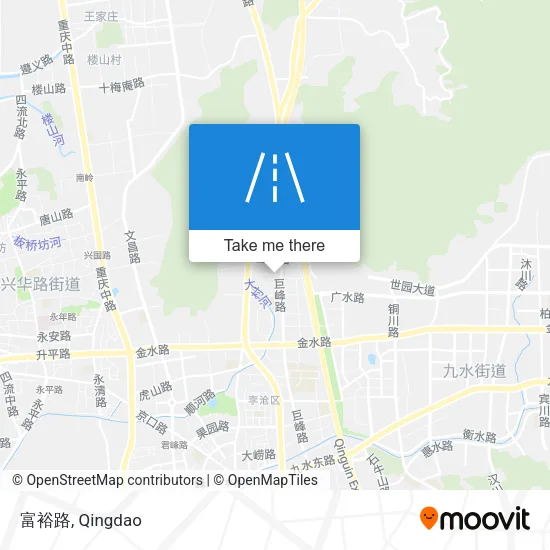 富裕路 map