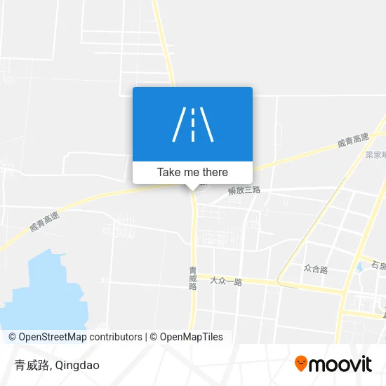 青威路 map