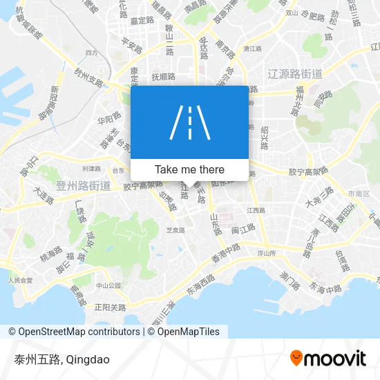 泰州五路 map