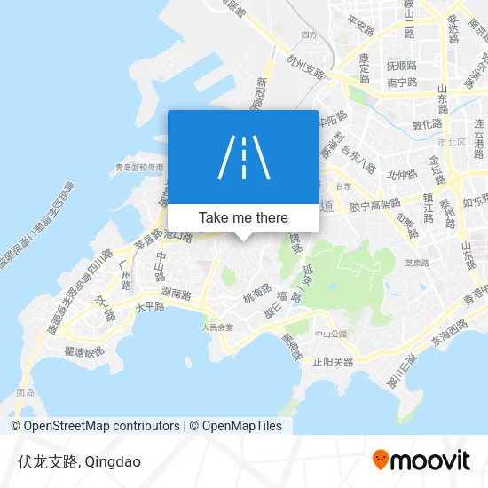 伏龙支路 map