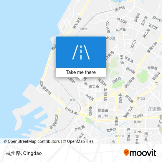 杭州路 map