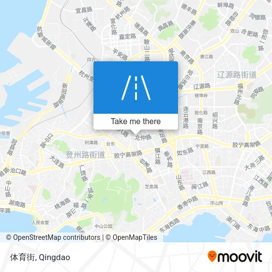 体育街 map