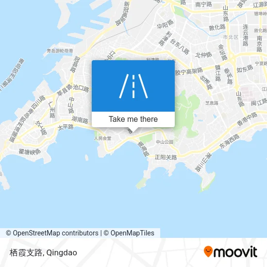 栖霞支路 map