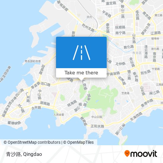 青沙路 map