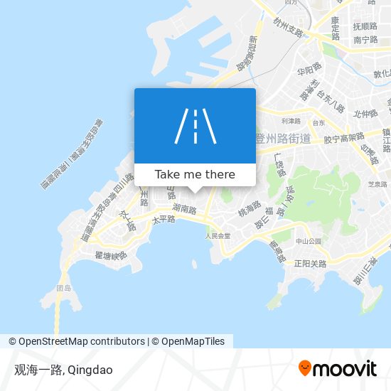 观海一路 map