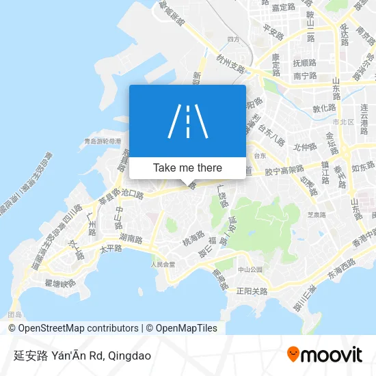 延安路 Yán'Ān Rd map