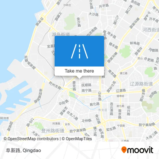 阜新路 map