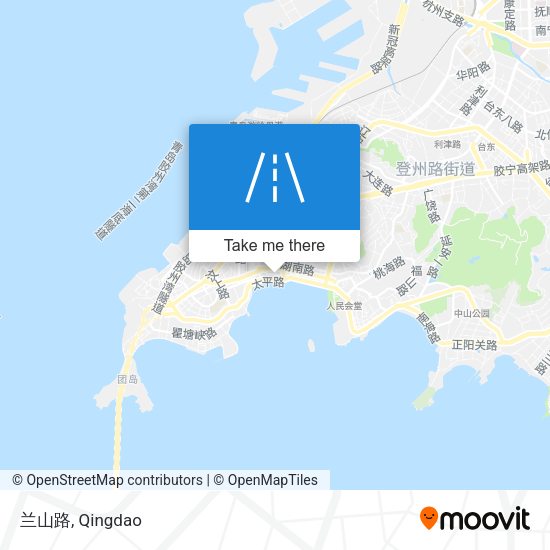 兰山路 map