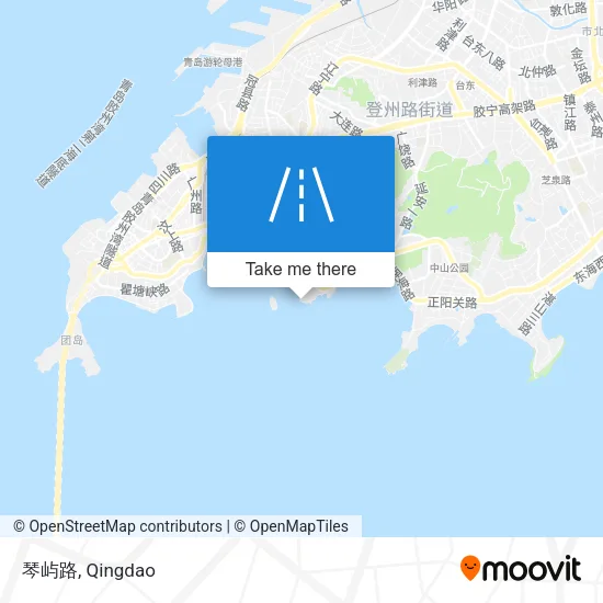 琴屿路 map