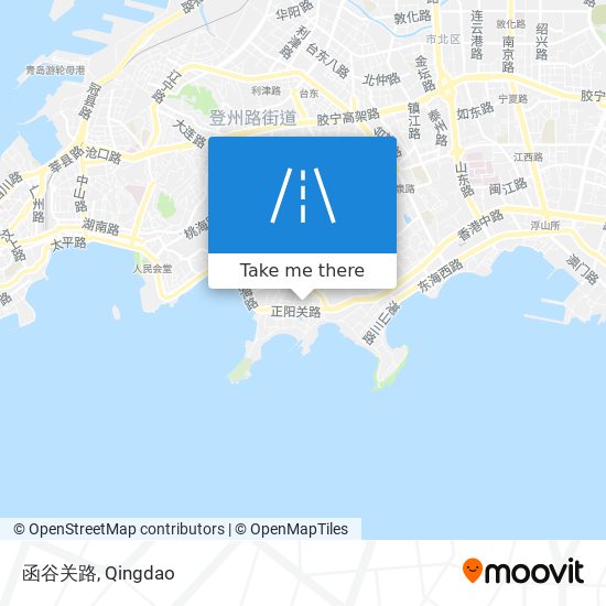 函谷关路 map