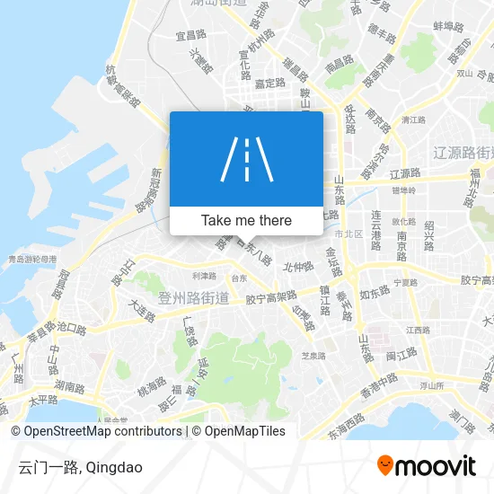 云门一路 map
