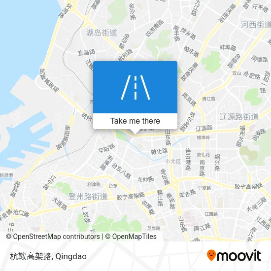 杭鞍高架路 map