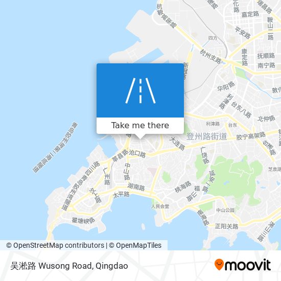 吴淞路 Wusong Road map