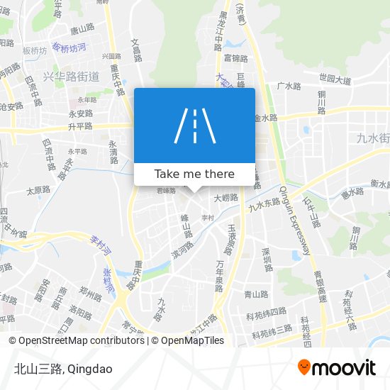 北山三路 map