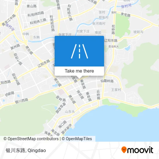 银川东路 map
