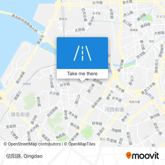 信阳路 map