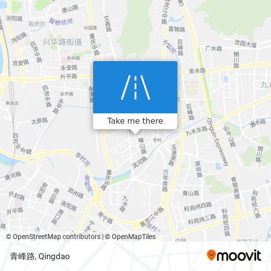 青峰路 map