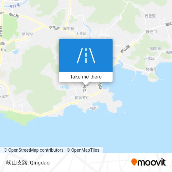崂山支路 map