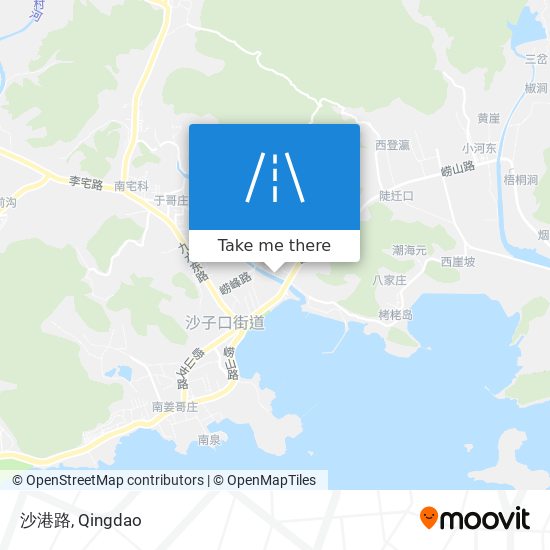 沙港路 map