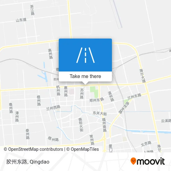 胶州东路 map
