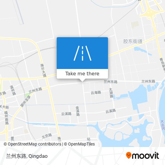 兰州东路 map