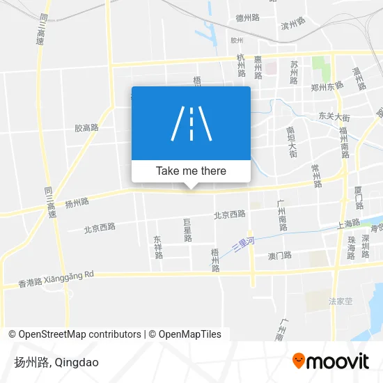 扬州路 map