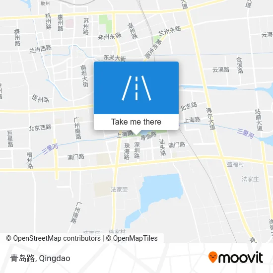 青岛路 map