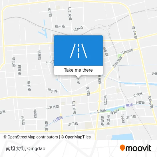 南坦大街 map