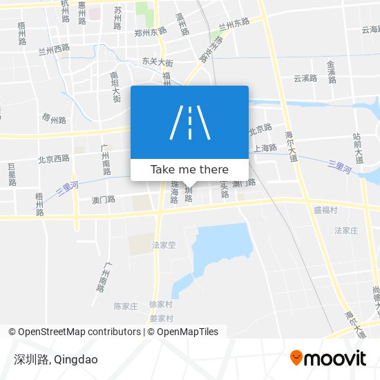 深圳路 map