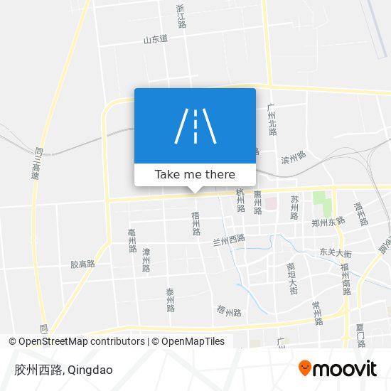 胶州西路 map