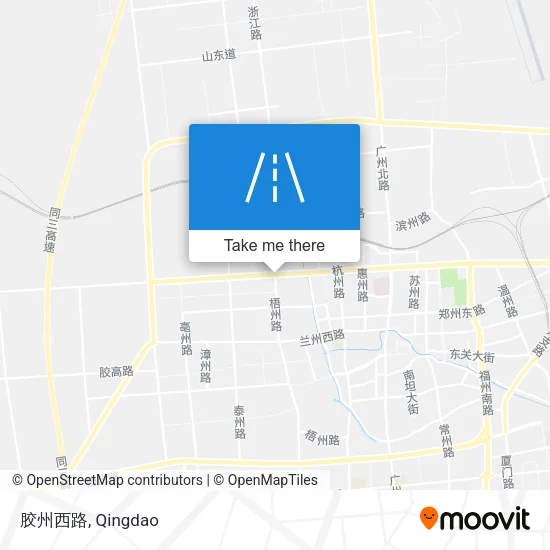 胶州西路 map