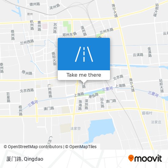 厦门路 map