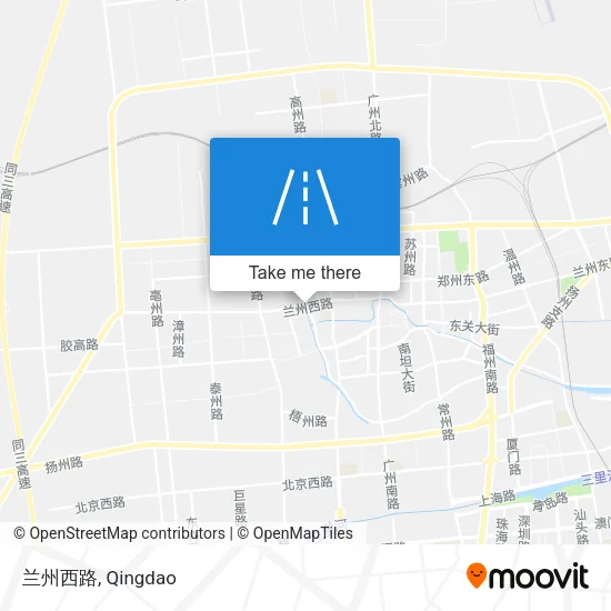 兰州西路 map