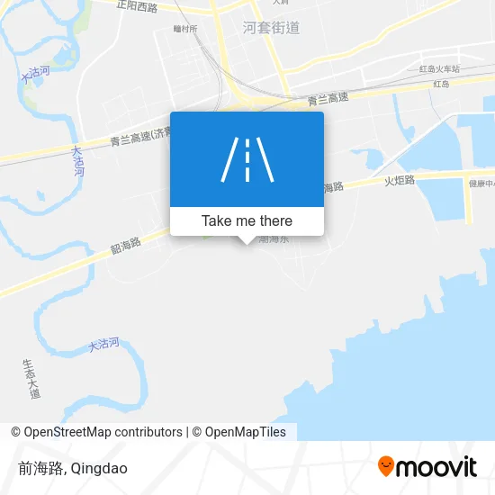 前海路 map
