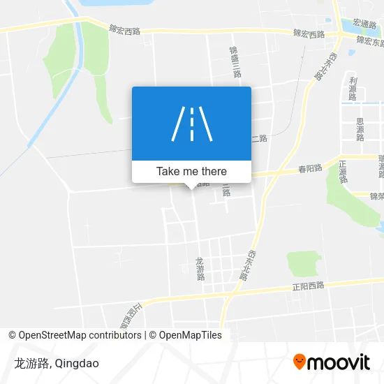 龙游路 map